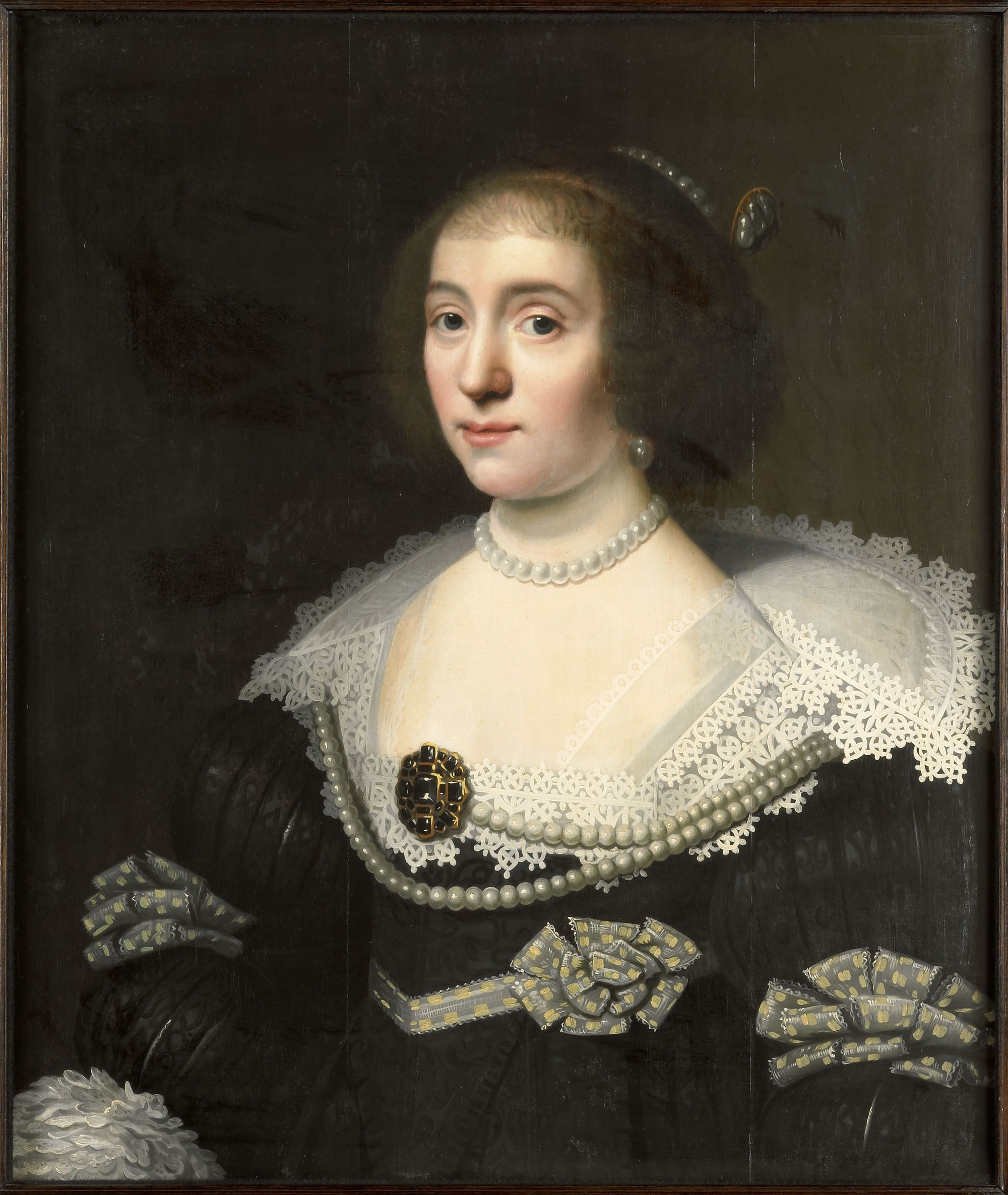 Michiel Jansz. van Mierevelt, Portrait von Amalia von Solms-Braunfels (1602-75), ca. 1632, Rijksmuseum Muiderslot