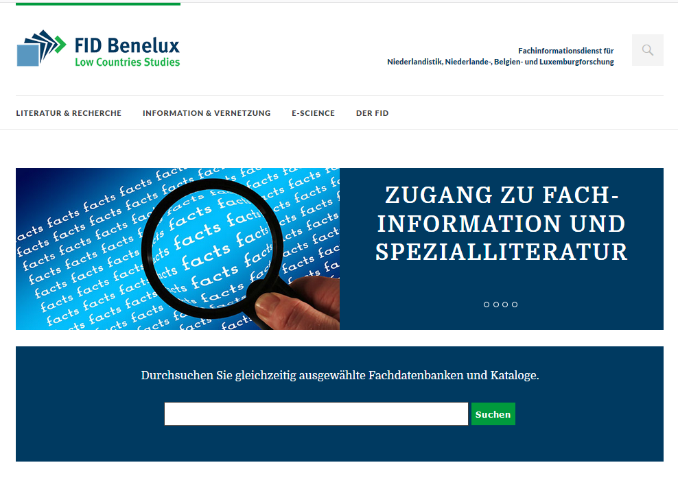 Screenshot Portal FID Benelux