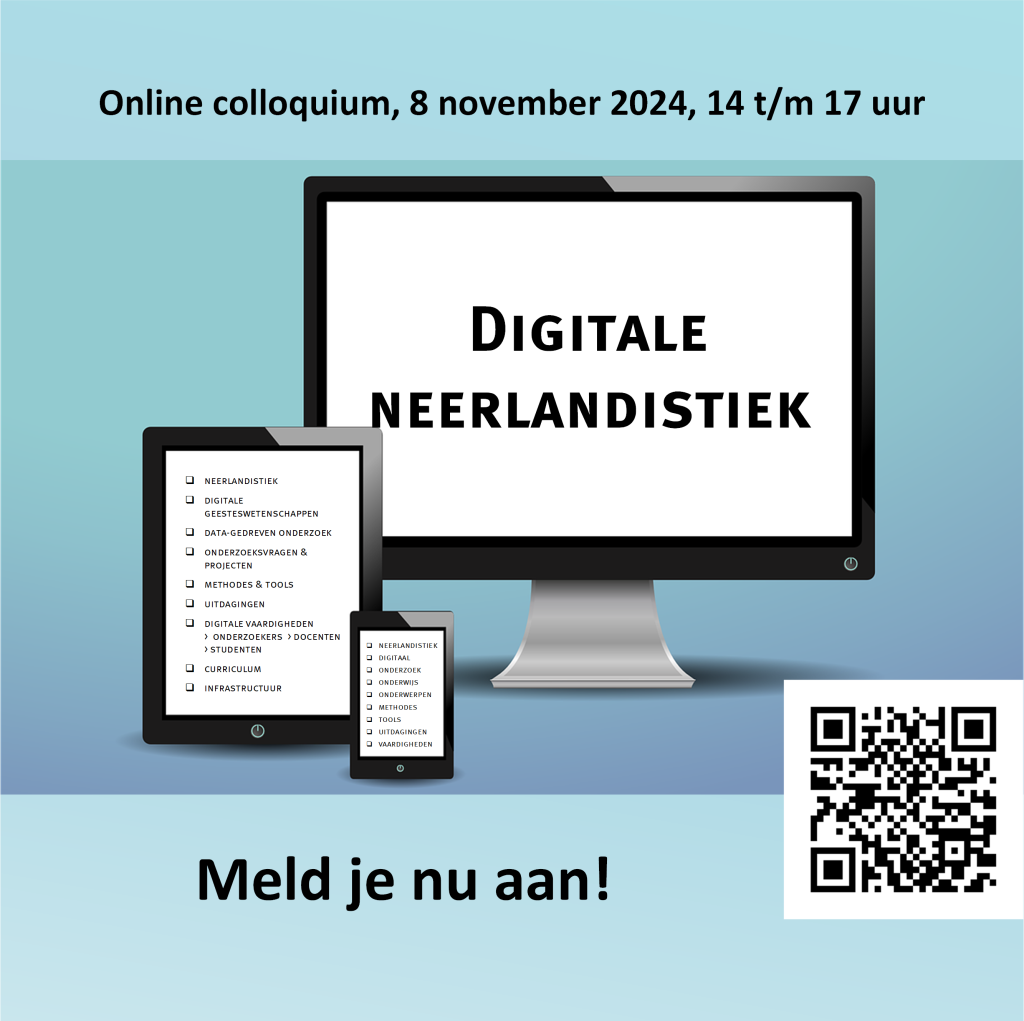 Grafik "Digitale Neerlandistiek"