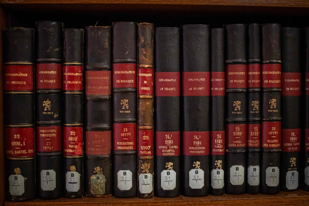 Alte Bände der Belgischen Bibliografie (1896–1899), KBR