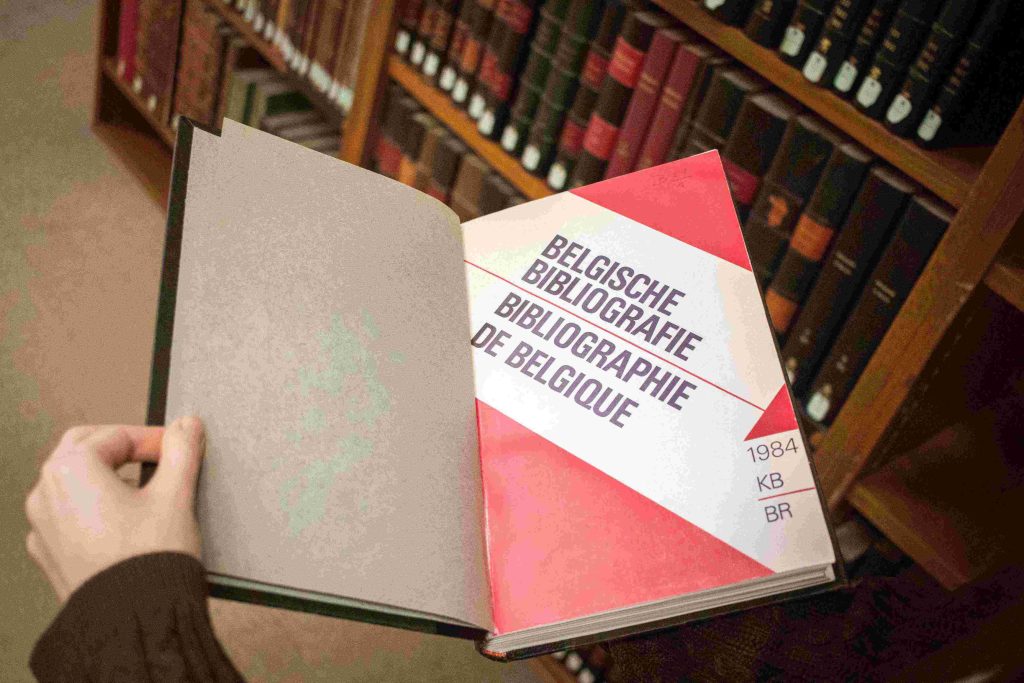 Alter Band der Belgischen Bibliografie (1984), KBR